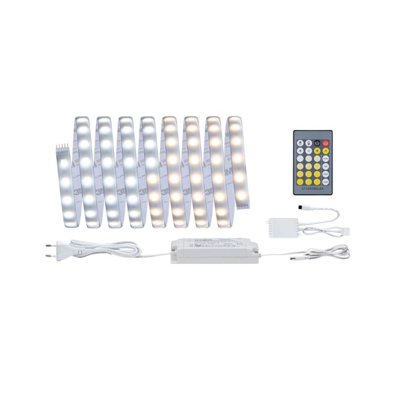 Paulmann  Basisset MaxLED 20 Watt 3 m Tunable White beschichtet