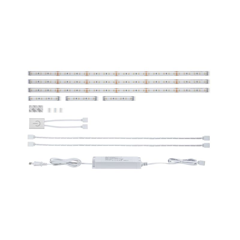 Paulmann  Küchenset MaxLED 500 3 x 60 cm warmweiß beschichtet
