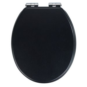Wenko WC-Sitz Cuero Schwarz Lederoptik Wenko WC-Sitz Cuero Schwarz Lederoptik
