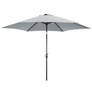 Haveson Marktschirm Lucca silbergrau 3 m Haveson Marktschirm Lucca silbergrau 3 m