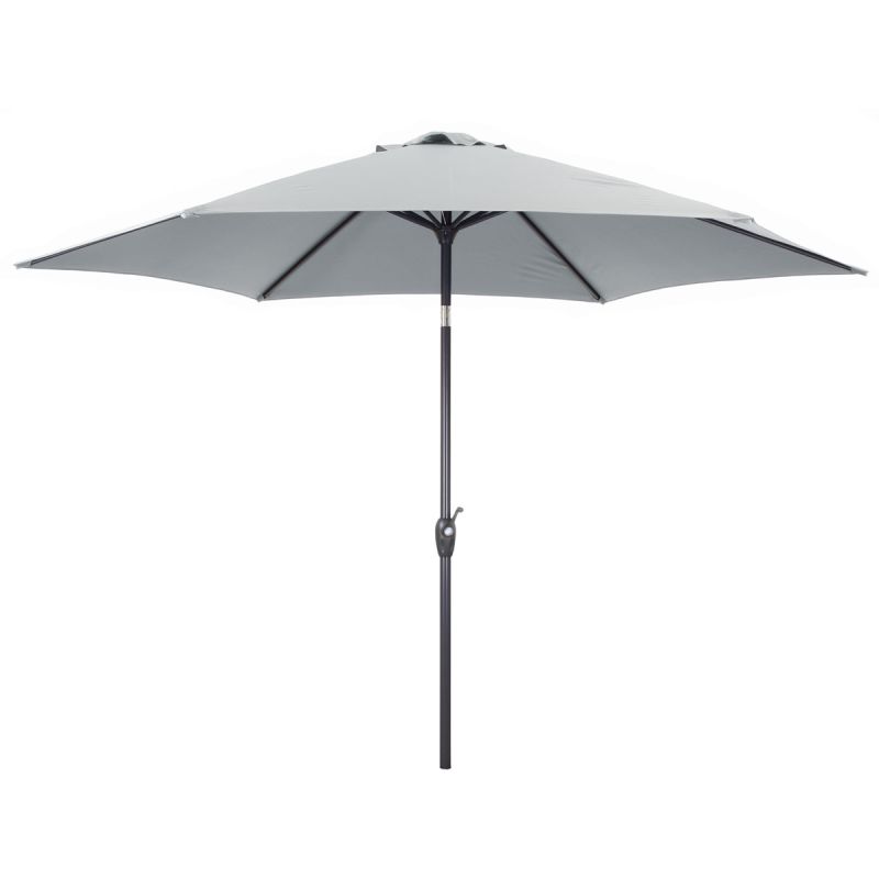 Haveson Marktschirm Lucca silbergrau 3 m