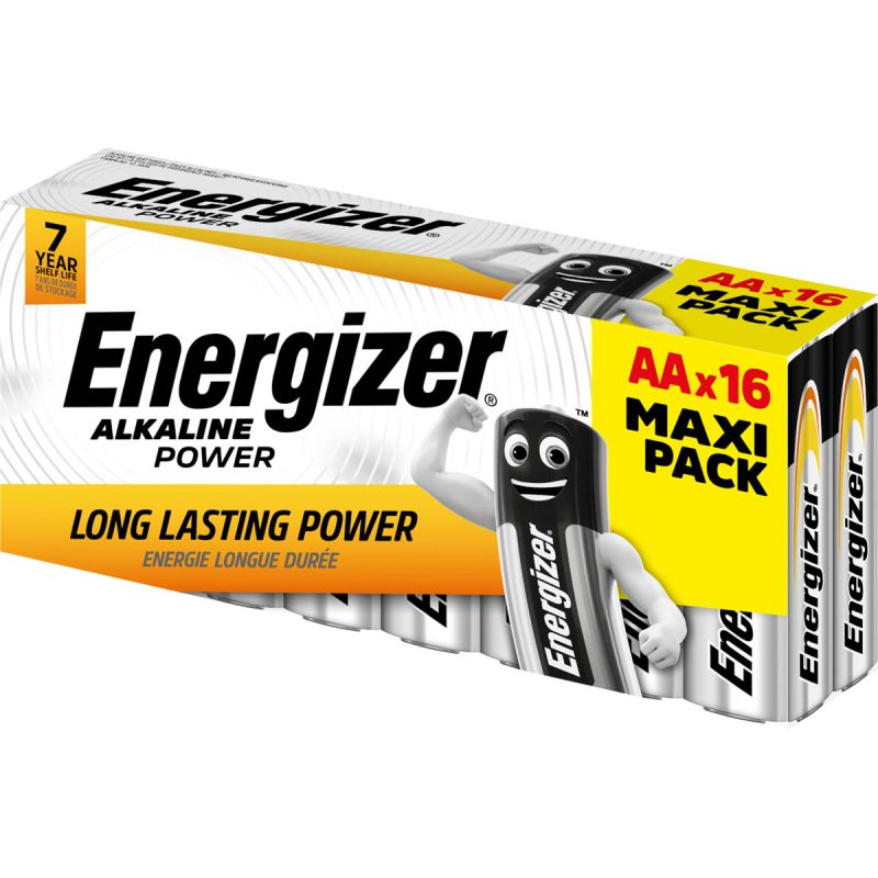 Energizer AA-Batterie Alkaline Power Maxi-Pack 16 Stk.