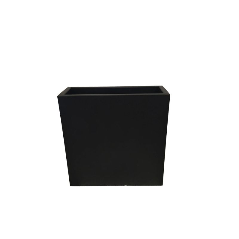 NewGarden LED-Blumentopf Junco 80 Ø80 cm schwarz