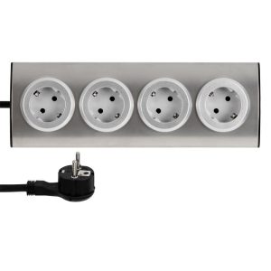 REV Ritter Steckdosenleiste-Eckmontage 4fach inkl Flachstecker 2m REV Ritter Steckdosenleiste-Eckmontage 4fach inkl Flachstecker 2m