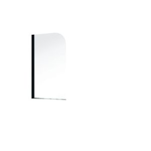 Schulte Komfort Badewannenfaltwand-1 teilig 140 x 80 cm Mattschwarz Klar hell Schulte Komfort Badewannenfaltwand-1 teilig 140 x 80 cm Mattschwarz Klar hell