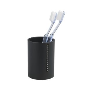 Wenko Zahnputzbecher Diamond schwarz Wenko Zahnputzbecher Diamond schwarz