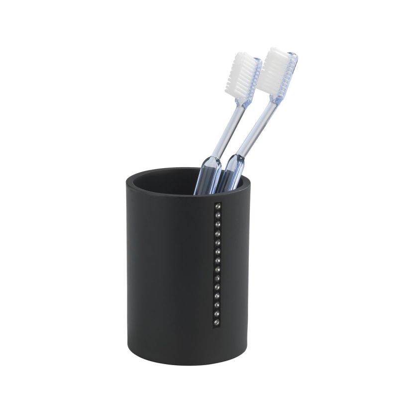 Wenko Zahnputzbecher Diamond schwarz