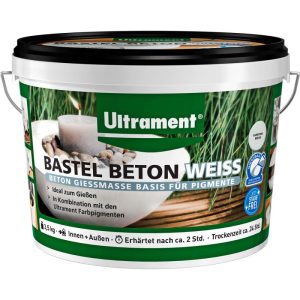 Ultrament Bastelbeton weiß 3,5 kg Ultrament Bastelbeton weiß 3,5 kg