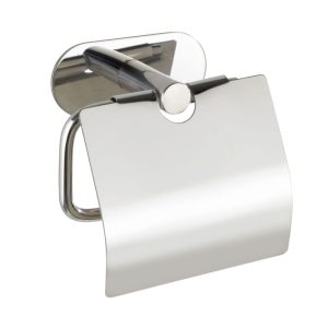 Wenko Turbo-Loc Toilettenpapierhalter Orea Shine mit Deckel Wenko Turbo-Loc Toilettenpapierhalter Orea Shine mit Deckel