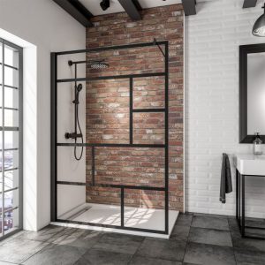 Schulte BlackStyle Walk In Alexa Style 2.0 mit Dekor Atelier 1 200 x 140 cm Schulte BlackStyle Walk In Alexa Style 2.0 mit Dekor Atelier 1 200 x 140 cm