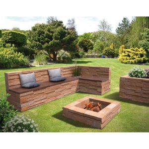 Lusit Modul Gartenlounge Cremona Sahara-weiß-Melange 185 x 330 cm Lusit Modul Gartenlounge Cremona Sahara-weiß-Melange 185 x 330 cm