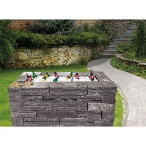 Lusit Modul Eisbar Cremona grau-anthrazit-Melange 65 x 1,55 x 75 cm Lusit Modul Eisbar Cremona grau-anthrazit-Melange 65 x 1,55 x 75 cm