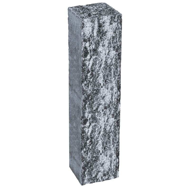 Diephaus Palisade Weiß-Schwarz 75 x 15 x 12,5 cm
