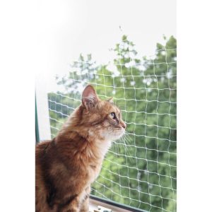 Katzenschutznetz 2 x 3 m transparent Katzenschutznetz 2 x 3 m transparent