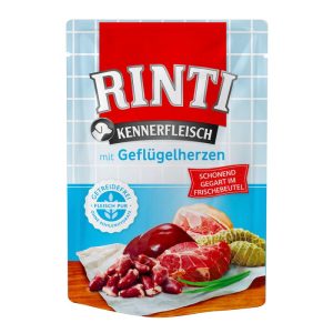 Rinti Hundefutter Kennerfleisch Geflügelherzen 400 g Rinti Hundefutter Kennerfleisch Geflügelherzen 400 g