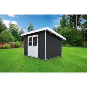 WPC-Gartenhaus S anthrazit 2 x 2 m WPC-Gartenhaus S anthrazit 2 x 2 m