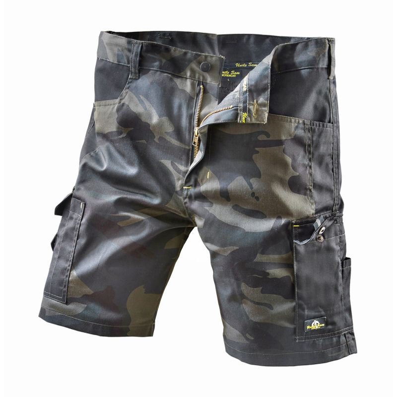 Terrax Workwear Arbeits-Shorts oliv/schwarz Größe 62
