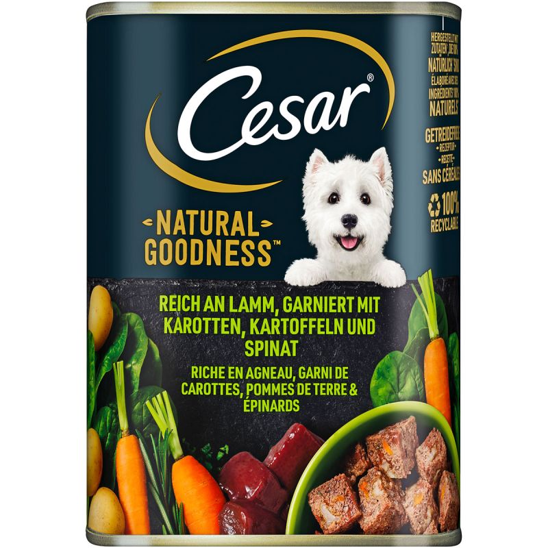 Cesar Nassfutter Natural Goodness Lamm 400 g