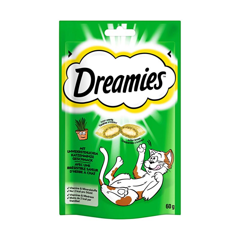 Katzensnack Dreamies mit Katzenminze Geschmack 60 g