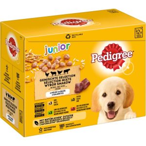 Pedigree Hundefutter MP Junior 4 Sorten 12 x 100 g Pedigree Hundefutter MP Junior 4 Sorten 12 x 100 g