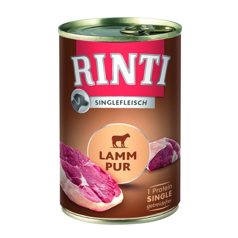 Rinti Dose Singlefleisch Lamm Pur 400g