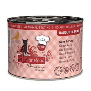 Catz finefood Nassfutter Ragout Gans und Pute 180 g Catz finefood Nassfutter Ragout Gans und Pute 180 g