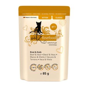 Catz finefood Katzenfutter Kitten Rind+Kalb 85g Catz finefood Katzenfutter Kitten Rind+Kalb 85g