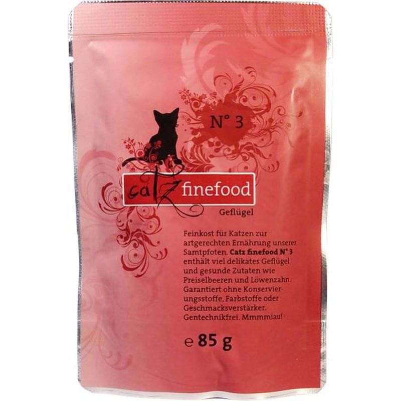 Catz finefood PortionsbeutelNo 3 Geflügel 85g
