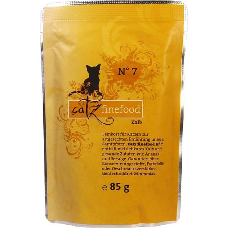 Catz finefood PortionsbeutelNo 7 Kalb 85g