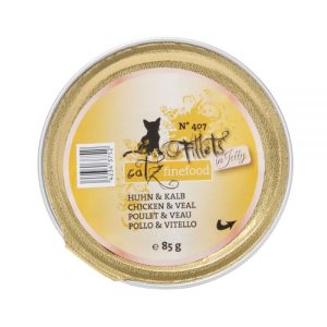Catz finefood Schale Fillets No 407 85g Catz finefood Schale Fillets No 407 85g
