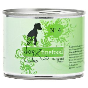 Dogz finefood Dose No 4 Huhn Fasan 200g Dogz finefood Dose No 4 Huhn Fasan 200g