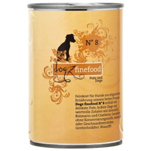 Dogz finefood Dose No 8 Pute Ziege 400g Dogz finefood Dose No 8 Pute Ziege 400g