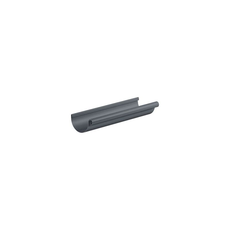 Dachrinne Aluminium grau 200 cm