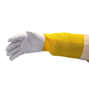 Bienenreich Lederhandschuhe Profi XXL weiß / gelb Bienenreich Lederhandschuhe Profi XXL weiß / gelb