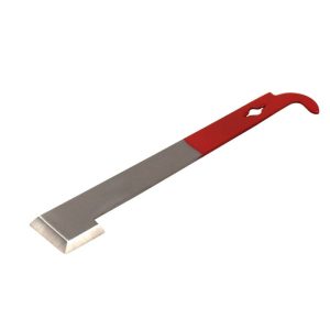 Bienenreich Stockmeißel Standard mit Wabenheber-Funktion rot / silber Bienenreich Stockmeißel Standard mit Wabenheber-Funktion rot / silber