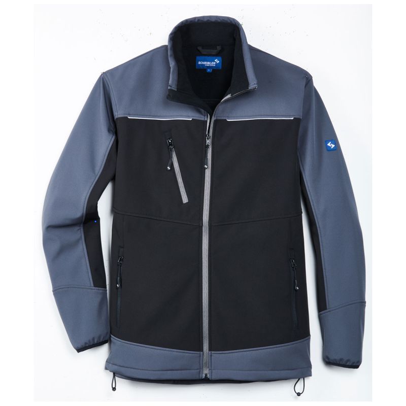 Scheibler Softshelljacke Active schwarz/anthrazit Größe XL