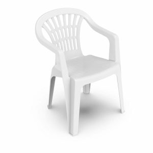Stapelsessel LYRA weiß BxHxT 56 x 80 x 54 cm Stapelsessel LYRA weiß BxHxT 56 x 80 x 54 cm