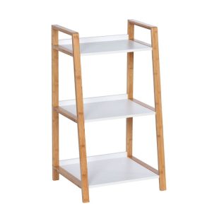 Wenko Regal Finja aus Bambus mit 3 Etagen 43 x 76 x 36 cm Wenko Regal Finja aus Bambus mit 3 Etagen 43 x 76 x 36 cm