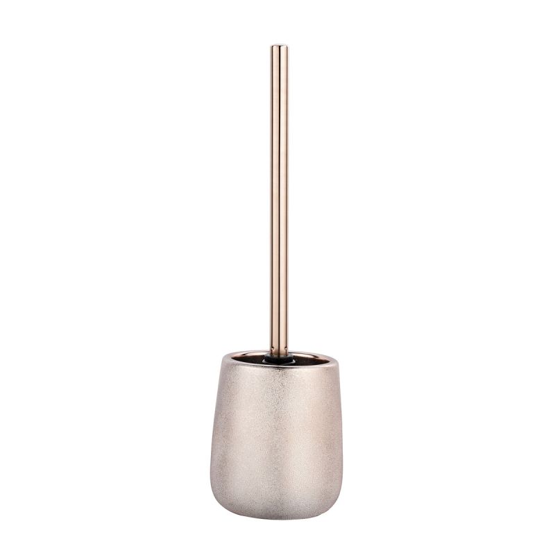 Wenko WC-Garnitur Glimma Rosé Keramik WC-Bürstenhalter aus Keramik