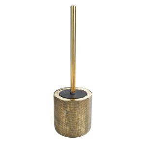Wenko Keramik WC-Garnitur Rivara Gold WC-Bürstenhalter handbemalt Wenko Keramik WC-Garnitur Rivara Gold WC-Bürstenhalter handbemalt