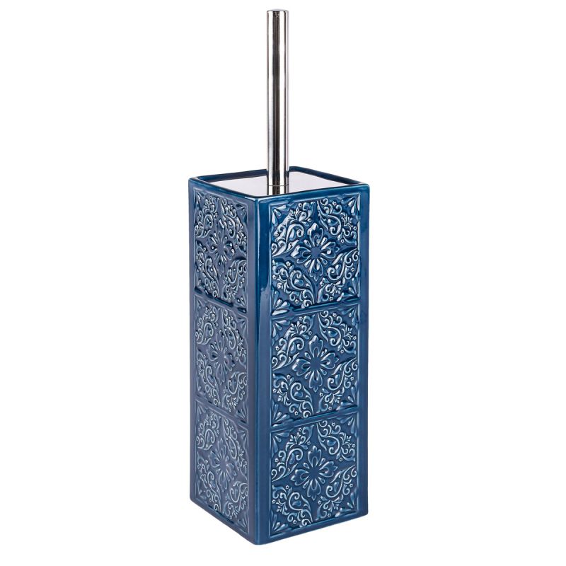 Wenko WC-Garnitur Cordoba Blau Keramik