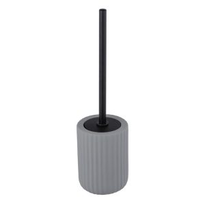 Wenko  WC-Garnitur Belluno Grau Keramik WC-Bürstenhalter