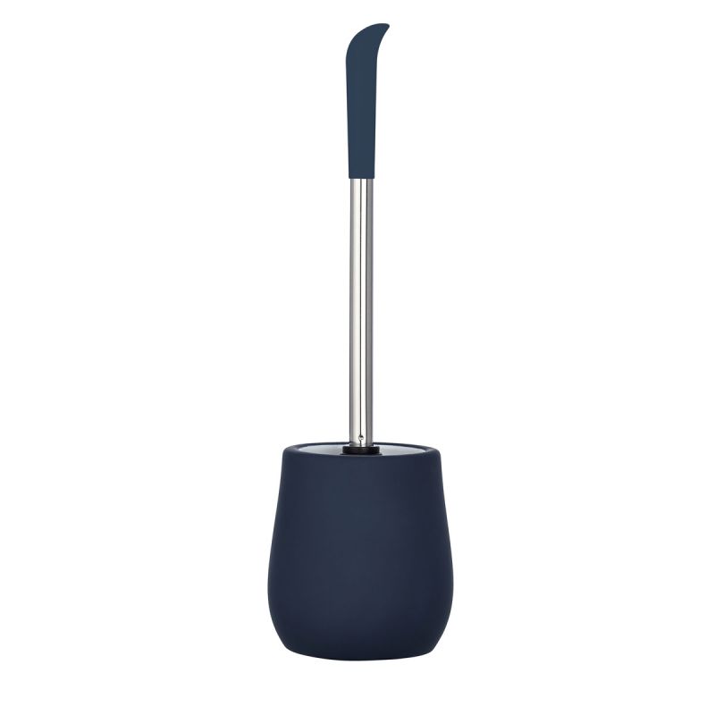 Wenko WC-Garnitur Sydney Blau Matt Keramik mit Soft-Touch Beschichtung