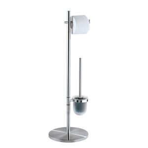 Wenko  Stand WC-Garnitur Pieno Edelstahl rostfrei
