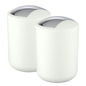 Wenko Kosmetikeimer Brasil Weiß S 2er Set je 2 L Wenko Kosmetikeimer Brasil Weiß S 2er Set je 2 L