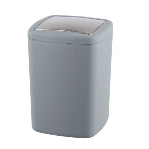 Wenko Schwingdeckeleimer Barcelona L Grau Spezialkunststoff absolut bruchsicher 8,5 L Wenko Schwingdeckeleimer Barcelona L Grau Spezialkunststoff absolut bruchsicher 8,5 L