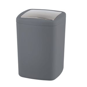 Wenko Schwingdeckeleimer Barcelona L Anthrazit Spezialkunststoff absolut bruchsicher 8,5 L Wenko Schwingdeckeleimer Barcelona L Anthrazit Spezialkunststoff absolut bruchsicher 8,5 L