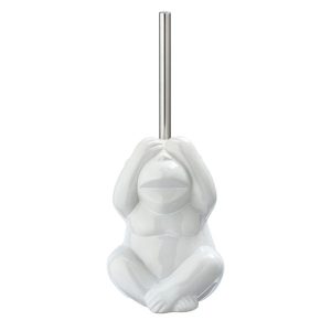 Wenko  WC-Garnitur Monkey Dark Weiß Keramik
