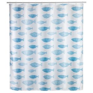 Wenko Anti-Schimmel Duschvorhang Aquamarin Textil Polyester 180 x 200 cm waschbar Wenko Anti-Schimmel Duschvorhang Aquamarin Textil Polyester 180 x 200 cm waschbar