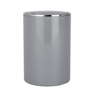 Wenko Schwingdeckeleimer Inca Grey hochwertiger Kunststoff 5 L Wenko Schwingdeckeleimer Inca Grey hochwertiger Kunststoff 5 L